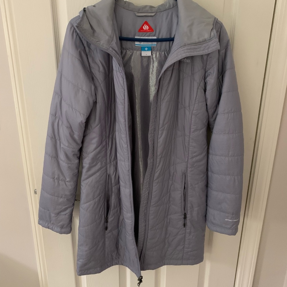 Columbia jacket, thermal reflective technology.